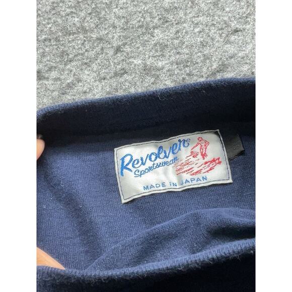 Revolver Sportswear Haleiwa T-Shirt Navy Blue Japan Short Sleeve 40 US Large - Picture 3 of 4